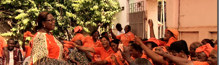 Isabelle Ameganvi in action